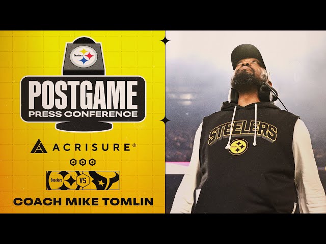 Coach Mike Tomlin Postgame Press Conference (Wild Card vs Houston Texans) | Pittsburgh Steelers