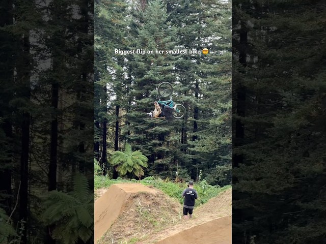 Robin Goomes a career big in Rotorua we HYPED for finals March 15 👀 #mtb #crankworx #bike