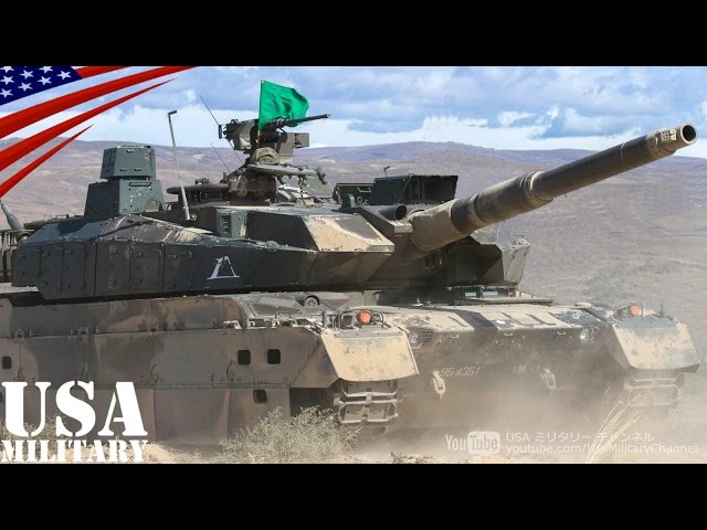 Japanese Type 10 Tank First US visit - US-Japan Joint Exercise Rising Thunder 2014