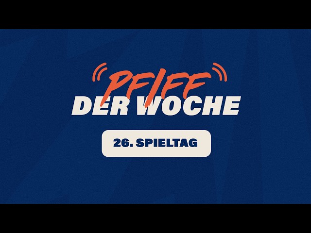 Pfiff der Woche - 26. Spieltag, Saison 2025/26 🏀