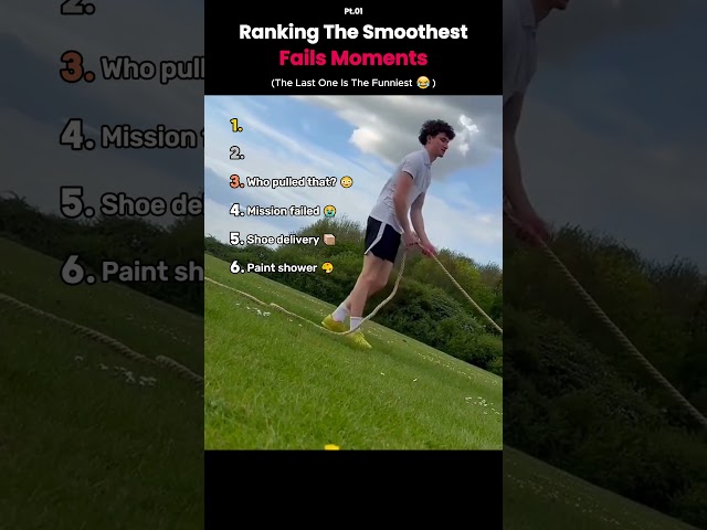 Ranking the Smoothest Fails Moments Ever 😂💥