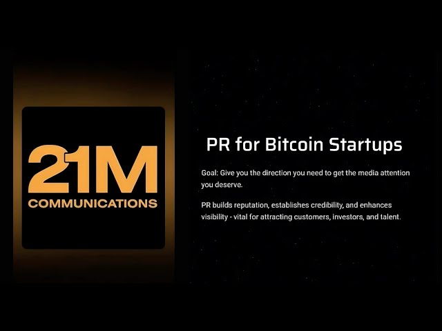 Bitcoin PR for Startups with Phil from 21M Communications