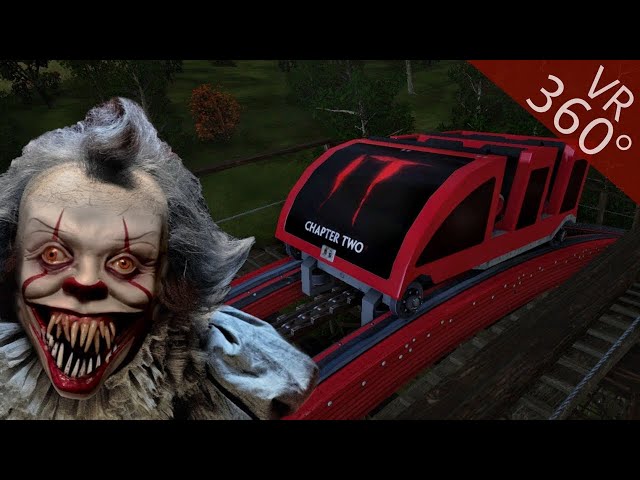 virtual reality 360  videos  Roller Coaster 360° POV Ride Pennywise IT Clown Chapter Two Hallo