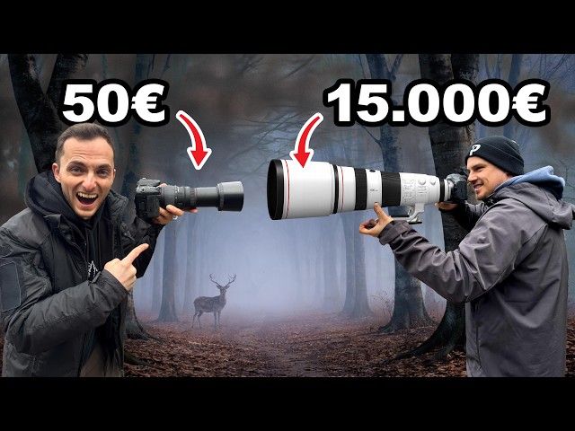 We test the CHEAPEST vs MOST EXPENSIVE camera for photographing WILD ANIMALS