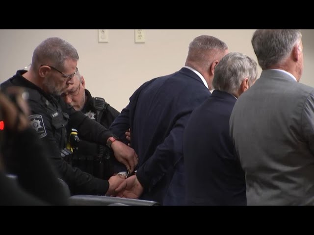 Colin Gray placed in handcuffs after guilty verdict