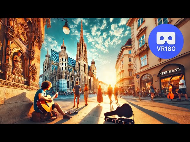 VR180 3D 8K – Vienna, Europe: Full-Length City Walk & Sightseeing Travel Experience