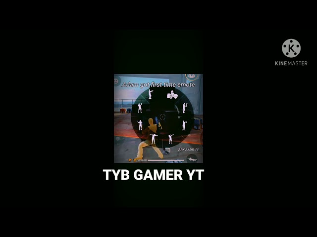 || Adam first time emote 😂😂|| TYB GAMER YT ||🥺