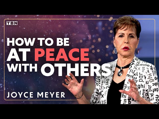 Joyce Meyer: Common Habits That Hold You Back From the Peace of God | TBN