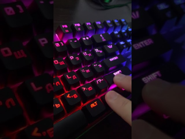 This keyboard CLICK is SO SATISFYING! #shorts