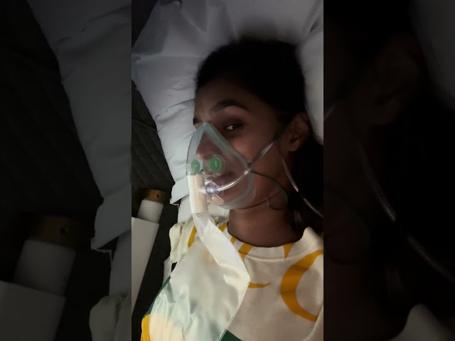 Blood oxygen regulator oxygen mask DAY 2