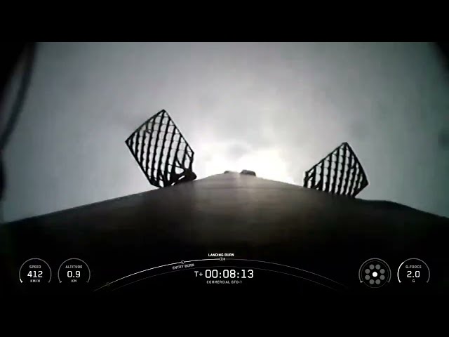 TOUCHDOWN! SpaceX Falcon 9 | SpaceX GTO-1