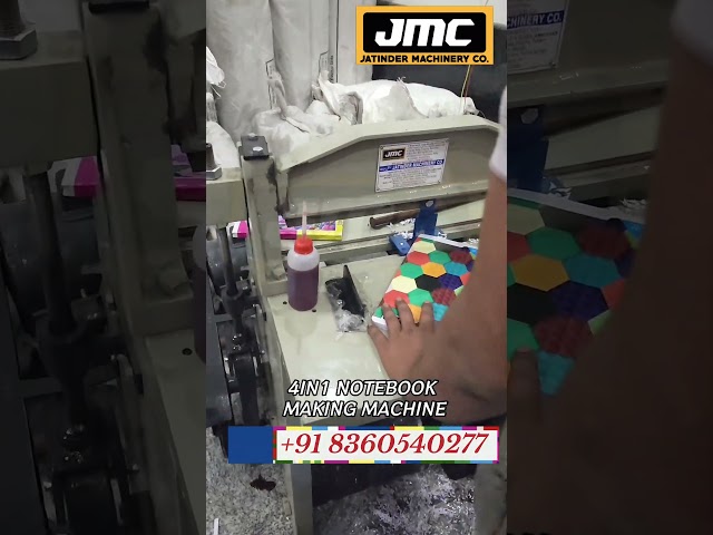 Fully Automatic Notebook Making Machine price in India, 4 in 1 Notebook Making Machine price