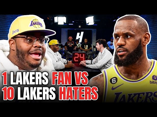 1 Lakers Fan vs 10 Lakers Haters!