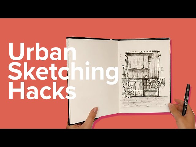 Urban Sketching HACKS PART 1 | How you can create better urban sketches | Winsor and Newton, Uniball