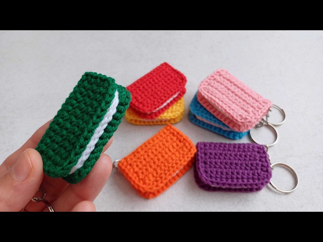DIY Crochet Book Keychain 📖✨ | Perfect Handmade Gift Idea