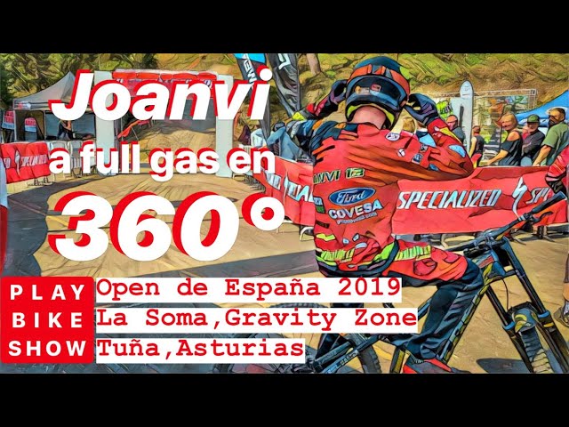 Joanvi a full gas en 360° por la autopista de Tuña Gravity Zone