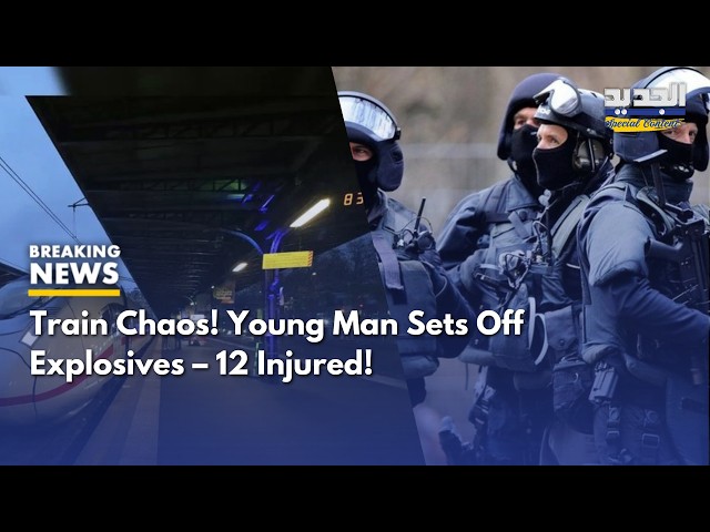 Chaos on German high-speed train! Young man with knives and incendiary devices terrifies passengers!