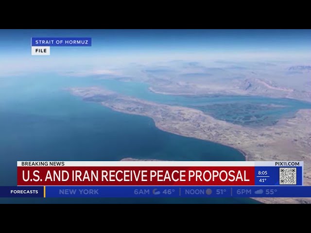 U.S. and Iran receive peace proposal