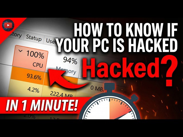 How to Know if Your PC Is Hacked in 1 Minute