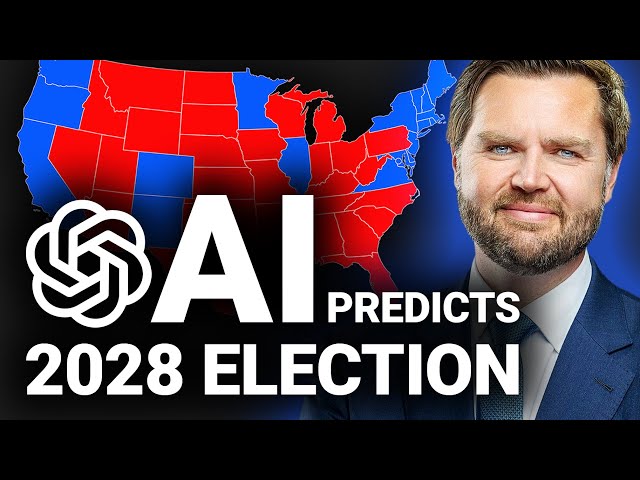 I Asked AI To Predict The 2028 Election Map... JAW DROPPING RESULTS