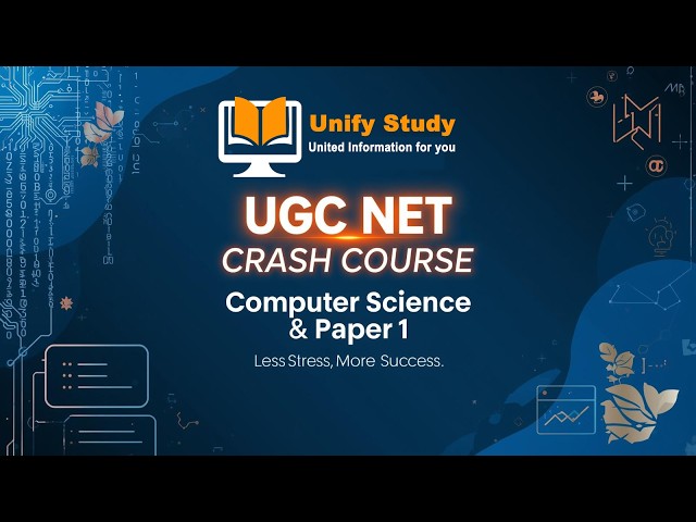 UGC NET CRASH COURSE Target June 2026 Paper 1 & Computer Science | How to Cover Syllabus in 3 Month