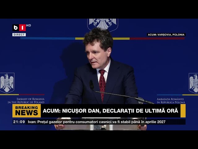 Prima reacție a lui N.Dan, în scandalul V. Ponta-Țoiu privind repatrierea fiicei fostului premier.B1