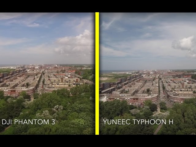 Yuneec Typhoon H vs. DJI Phantom 3 side by side camera test - Dronewatch
