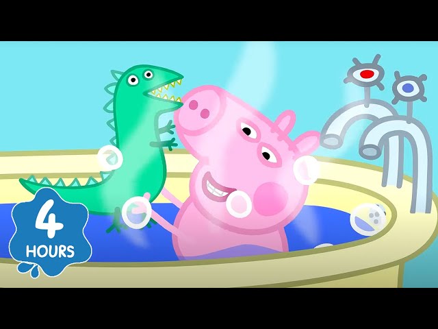 George Pig Takes a Bath! 🐷 | Peppa Pig | Full Episodes | Cartoons for Kids