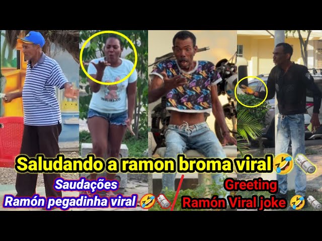Saludando a Ramon broma viral🗞️🤣/ saudação Ramón pegadinha viral/ Greeting Ramón viral Prank 