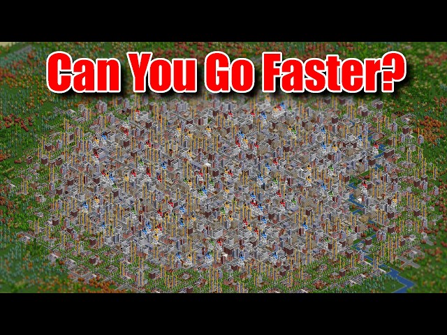 119 Second Speedrun: 100 Year OpenTTD City Growing Challenge