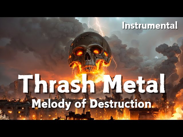 Blazing Thrash Metal Tracks 🔥 Melody of Destruction / Instrumental for WorkOut and Gaming