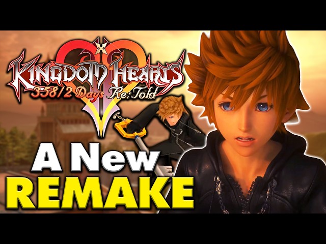 A NEW Kingdom Hearts 358/2 Days Remake Revealed - Multiple Projects Coming!