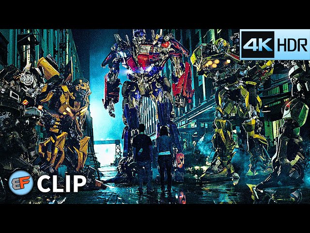 Sam Meets Autobots - "My Name is Optimus Prime" Scene | Transformers (2007) 4K HDR Movie Clip