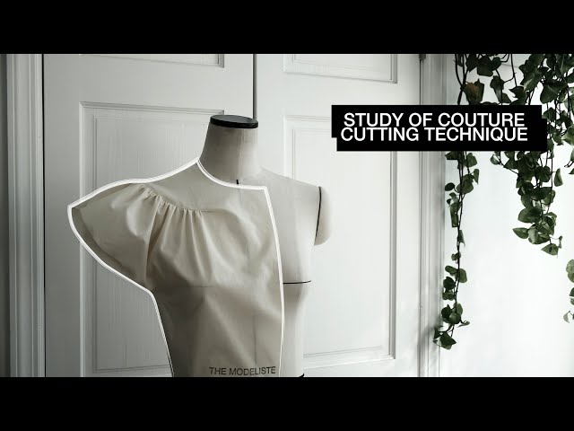 【Fashion Study of Shape 11】How to Draft a Couture-Cut Sleeve | Patternmaking & Draping Demo