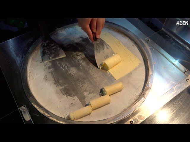 Mango Ice Cream Rolls - Fried Ice Cream Rolls in Taiwan