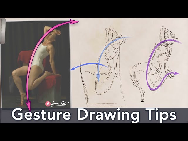 How to Draw More Dynamic Gesture (Gesture Drawing Tips)