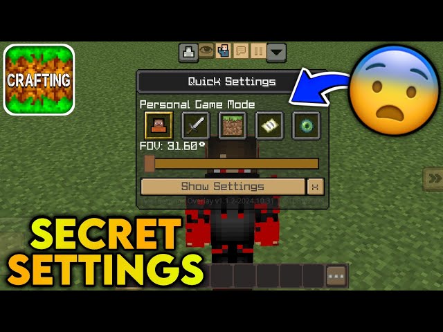 Secret Settings 🤯 Of Crafting And Building You Don't know 😳 | Craft OMG