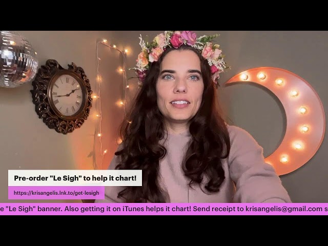 Singing for you! 💖🎶 Get Bonus songs when you pre-order "Le Sigh"