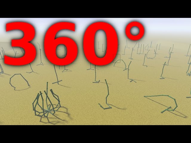 360°: 4 evolutionary goals, 400 evolved creatures, and their morphological similarity