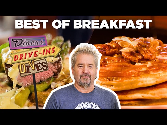 More Top #DDD Breakfast Videos with Guy Fieri 🍳🥞 | Diners, Drive-Ins and Dives | Food Network