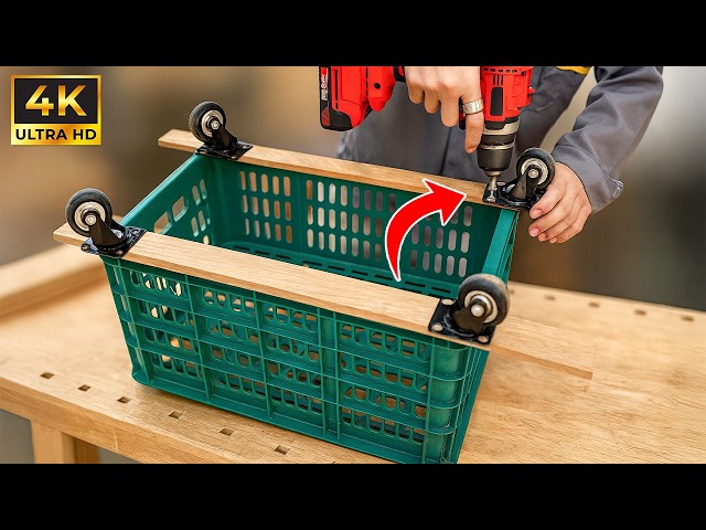 This Device Deserves a Nobel Prize! The Secret Use of The Plastic Fruit Crate! Creative Inventions