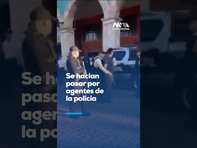 Fake police officers arrested in the State of Mexico after a chase from Tecámac to Teotihuacán