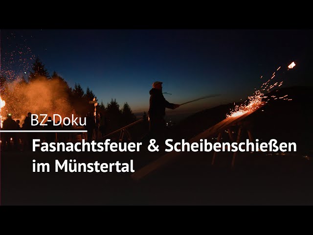 Scheibenschlagen in the Münstertal - "Schiibi, Schiibo, who should the Schiibe go"