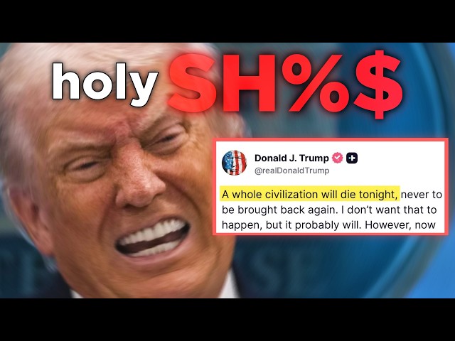 TRUMP THREATENS GENOCIDE — "IRANIAN CIVILIZATION WILL DIE TONIGHT"