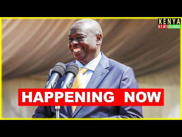 LIVE - Gachagua Addressing Kenyans with Leaders from Emurua Dikirr Constituency of late MP Ngeno