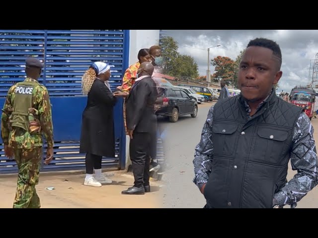 SAD: Sammy Kioko HARASSED Outside Machakos County Offices