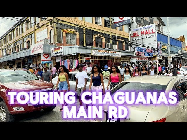 Walking View of Chaguanas Main Road in Trinidad 🇹🇹 