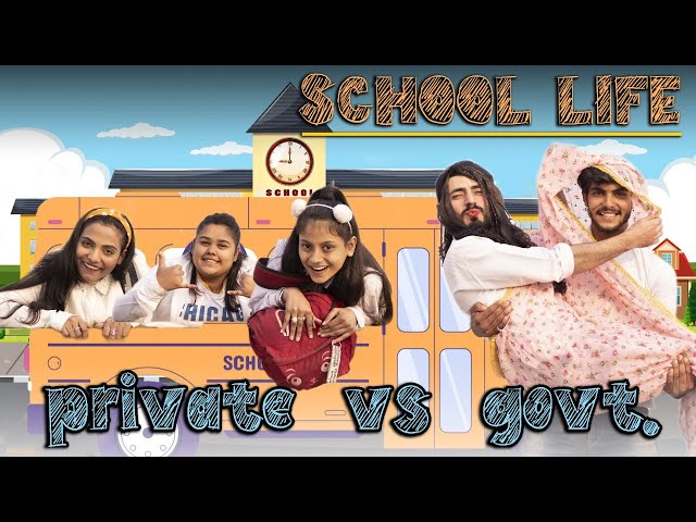 SCHOOL LIFE PRIVATE VS GOVERNMENT