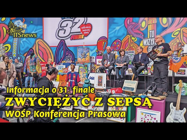 Zwyciężyć z Sepsą. WOŚP konferencja Prasowa.