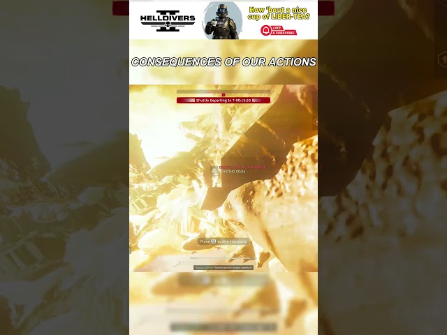 Consequences of Democracy - Helldivers 2